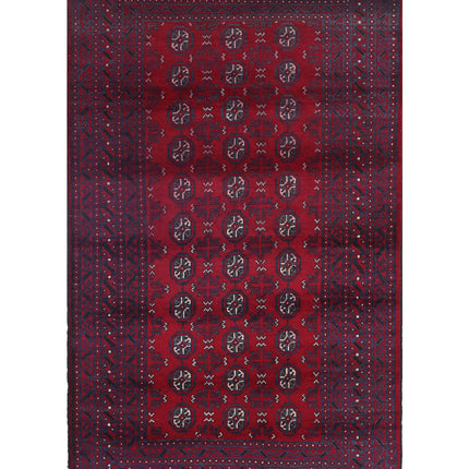 Baluch 3' 0" X 4' 9" Hand Knotted Wool Rug 3' 0" X 4' 9" (91 X 145) / Red / Wool