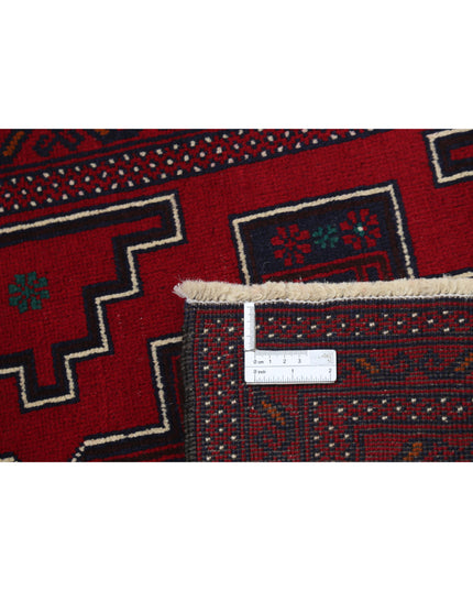 Baluch 2' 9" X 4' 11" Hand Knotted Wool Rug 2' 9" X 4' 11" (84 X 150) / Red / Wool