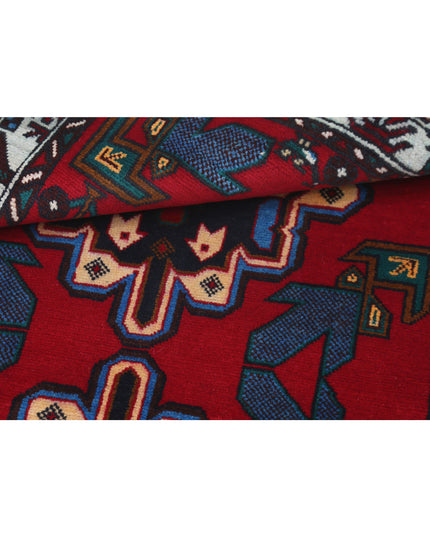 Baluch 2' 9" X 4' 11" Hand Knotted Wool Rug 2' 9" X 4' 11" (84 X 150) / Red / Wool