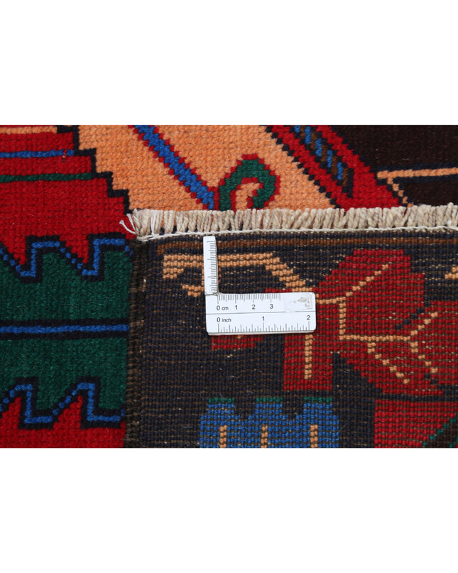 Baluch 2' 9" X 4' 5" Hand Knotted Wool Rug 2' 9" X 4' 5" (84 X 135) / Red / Wool