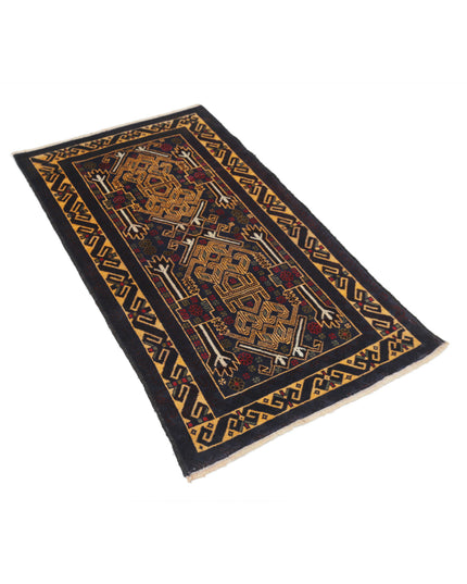 Baluch 2' 7" X 4' 7" Hand Knotted Wool Rug 2' 7" X 4' 7" (79 X 140) / Red / Wool