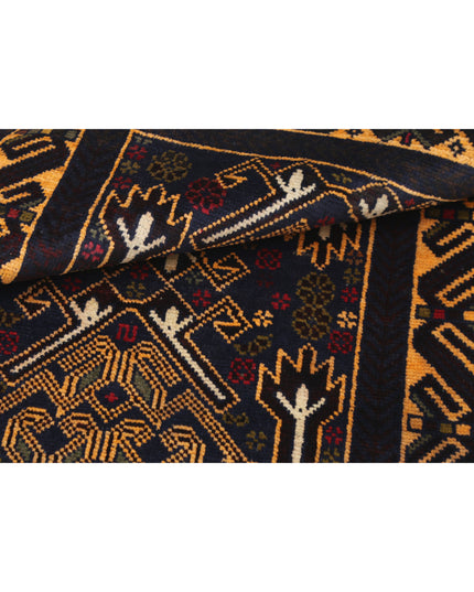 Baluch 2' 7" X 4' 7" Hand Knotted Wool Rug 2' 7" X 4' 7" (79 X 140) / Red / Wool