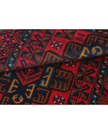Baluch 2' 8" X 4' 8" Hand Knotted Wool Rug 2' 8" X 4' 8" (81 X 142) / Red / Wool