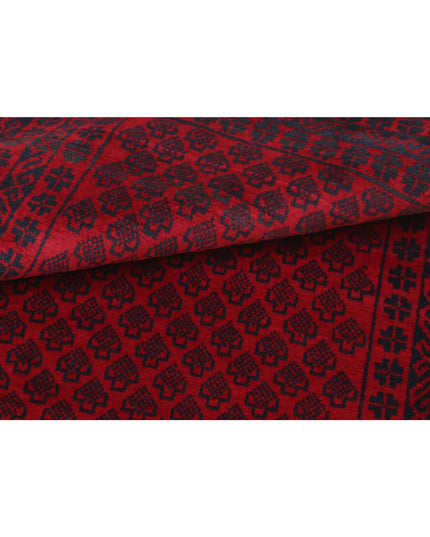 Baluch 3' 0" X 4' 10" Hand Knotted Wool Rug 3' 0" X 4' 10" (91 X 147) / Red / Wool