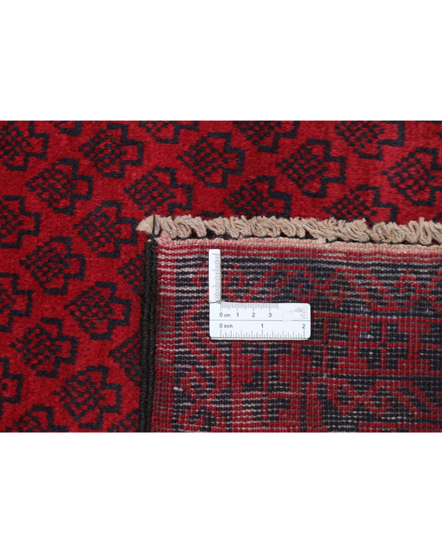 Baluch 3' 0" X 4' 10" Hand Knotted Wool Rug 3' 0" X 4' 10" (91 X 147) / Red / Wool