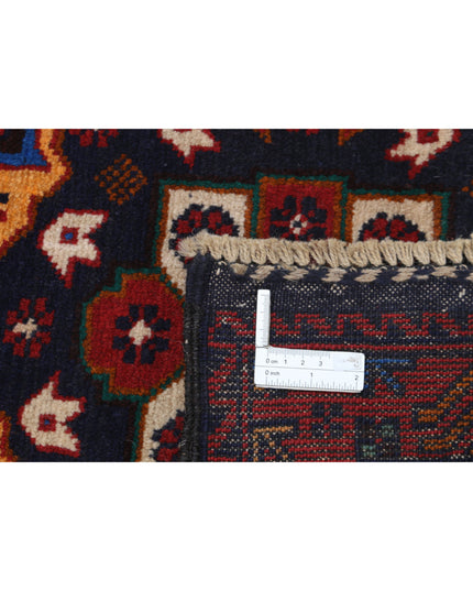 Baluch 2' 11" X 5' 0" Hand Knotted Wool Rug 2' 11" X 5' 0" (89 X 152) / Red / Wool