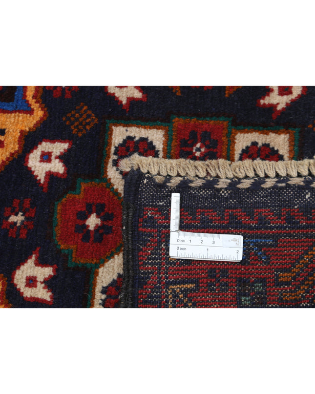 Baluch 2' 11" X 5' 0" Hand Knotted Wool Rug 2' 11" X 5' 0" (89 X 152) / Red / Wool
