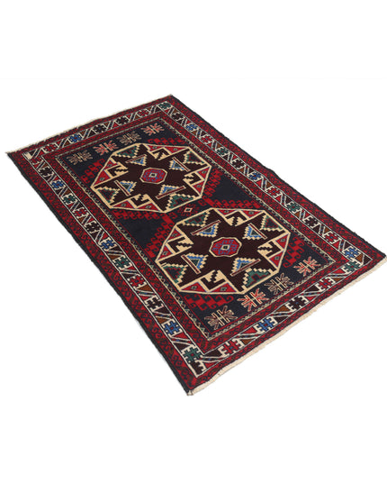 Baluch 2' 9" X 4' 4" Hand Knotted Wool Rug 2' 9" X 4' 4" (84 X 132) / Red / Wool