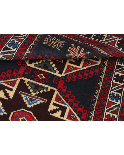 Baluch 2' 9" X 4' 4" Hand Knotted Wool Rug 2' 9" X 4' 4" (84 X 132) / Red / Wool