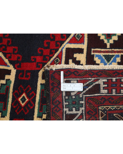 Baluch 2' 9" X 4' 4" Hand Knotted Wool Rug 2' 9" X 4' 4" (84 X 132) / Red / Wool