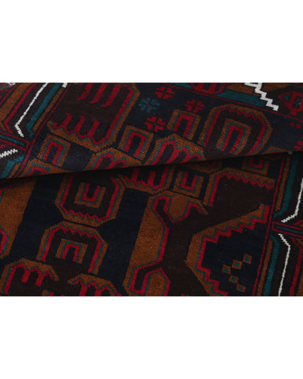 Baluch 2' 9" X 4' 9" Hand Knotted Wool Rug 2' 9" X 4' 9" (84 X 145) / Red / Wool