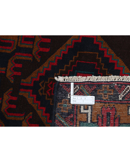 Baluch 2' 9" X 4' 9" Hand Knotted Wool Rug 2' 9" X 4' 9" (84 X 145) / Red / Wool