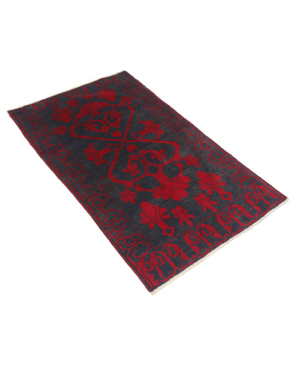 Baluch 2' 9" X 4' 7" Hand Knotted Wool Rug 2' 9" X 4' 7" (84 X 140) / Red / Wool