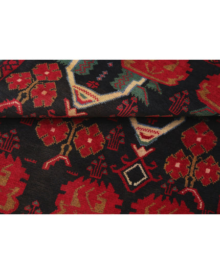 Baluch 2' 10" X 4' 6" Hand Knotted Wool Rug 2' 10" X 4' 6" (86 X 137) / Red / Wool