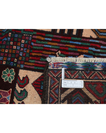 Baluch 3' 0" X 5' 0" Hand Knotted Wool Rug 3' 0" X 5' 0" (91 X 152) / Red / Wool