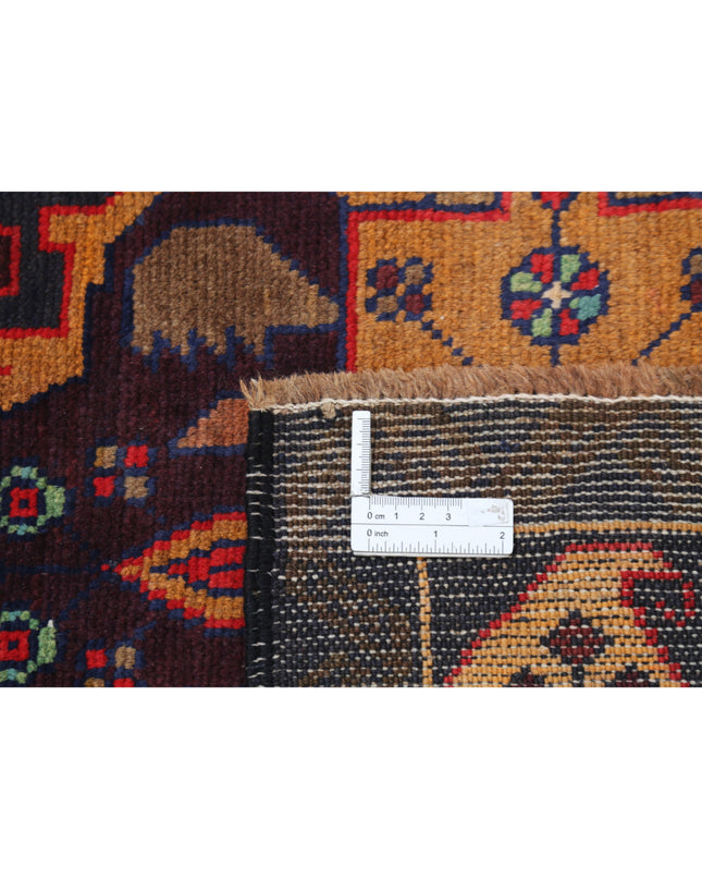 Baluch 2' 11" X 4' 7" Hand Knotted Wool Rug 2' 11" X 4' 7" (89 X 140) / Red / Wool