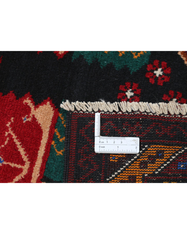 Baluch 2' 11" X 4' 5" Hand Knotted Wool Rug 2' 11" X 4' 5" (89 X 135) / Red / Wool