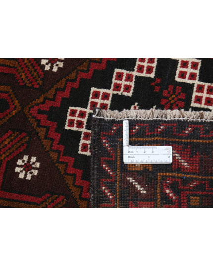 Baluch 2' 9" X 4' 8" Hand Knotted Wool Rug 2' 9" X 4' 8" (84 X 142) / Red / Wool