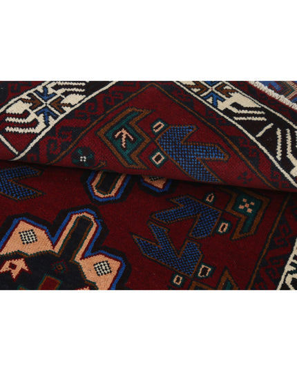 Baluch 2' 9" X 4' 5" Hand Knotted Wool Rug 2' 9" X 4' 5" (84 X 135) / Red / Wool