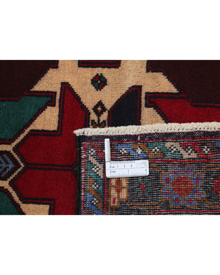 Baluch 2' 11" X 4' 5" Hand Knotted Wool Rug 2' 11" X 4' 5" (89 X 135) / Red / Wool