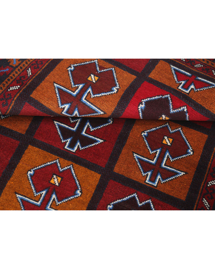 Baluch 2' 11" X 4' 5" Hand Knotted Wool Rug 2' 11" X 4' 5" (89 X 135) / Red / Wool