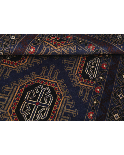 Baluch 2' 11" X 4' 9" Hand Knotted Wool Rug 2' 11" X 4' 9" (89 X 145) / Red / Wool