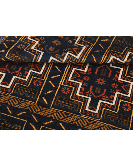 Baluch 2' 10" X 4' 9" Hand Knotted Wool Rug 2' 10" X 4' 9" (86 X 145) / Red / Wool