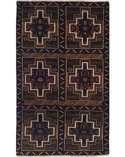 Baluch 2' 10" X 4' 9" Hand Knotted Wool Rug 2' 10" X 4' 9" (86 X 145) / Red / Wool