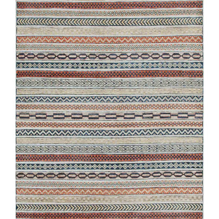 Berjesta 5' 0" X 6' 7" Hand Knotted Wool Rug 5' 0" X 6' 7" (152 X 201) / Ivory / Wool