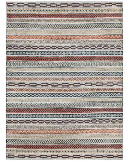 Berjesta 5' 0" X 6' 7" Hand Knotted Wool Rug 5' 0" X 6' 7" (152 X 201) / Ivory / Wool