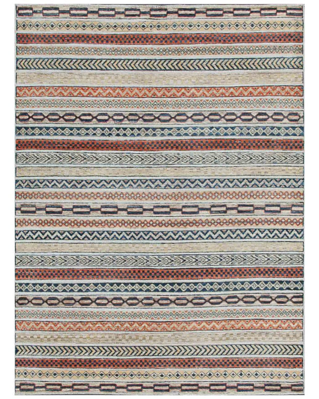 Berjesta 5' 0" X 6' 7" Hand Knotted Wool Rug 5' 0" X 6' 7" (152 X 201) / Ivory / Wool