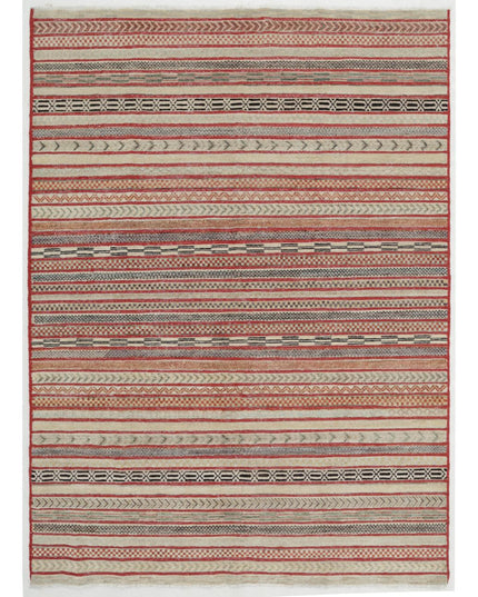 Berjesta 5' 8" X 7' 9" Hand Knotted Wool Rug 5' 8" X 7' 9" (173 X 236) / Red / Wool