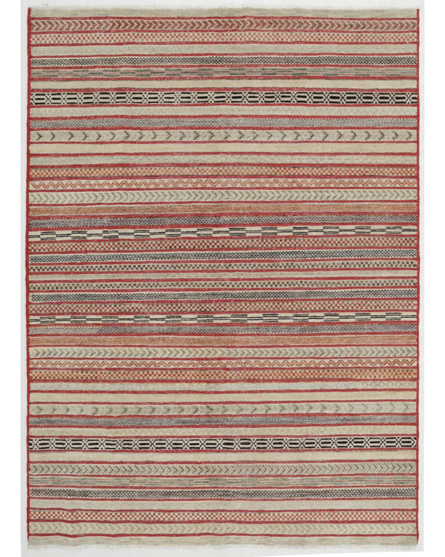 Berjesta 5' 8" X 7' 9" Hand Knotted Wool Rug 5' 8" X 7' 9" (173 X 236) / Red / Wool