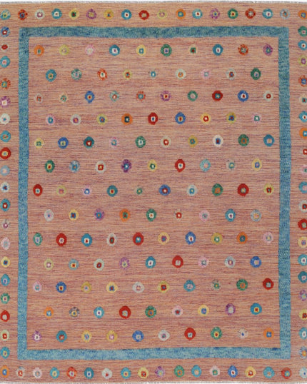 Berjesta Kilim Hand-Woven Wool Kilim IVA0017266 - Natalia Rugs