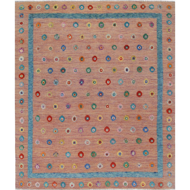 Berjesta Kilim Hand-Woven Wool Kilim IVA0017266 - Natalia Rugs