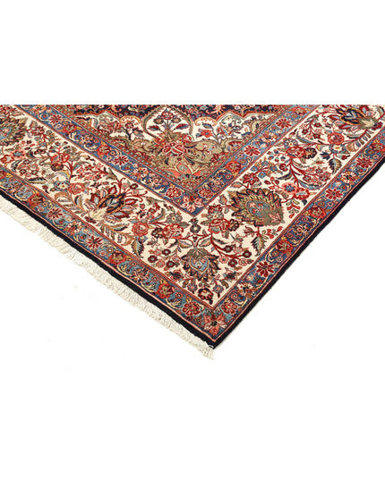 Bijar 11' 0" X 14' 7" Hand Knotted Wool Rug 11' 0" X 14' 7" (335 X 444) / Red / Wool