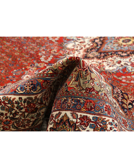 Bijar 11' 0" X 14' 7" Hand Knotted Wool Rug 11' 0" X 14' 7" (335 X 444) / Red / Wool