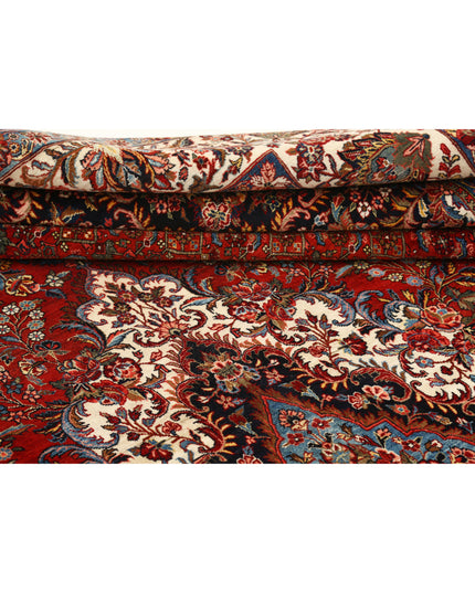 Bijar 11' 0" X 14' 7" Hand Knotted Wool Rug 11' 0" X 14' 7" (335 X 444) / Red / Wool