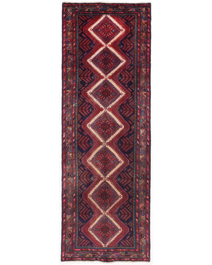 Bijar 3' 1" X 9' 5" Hand Knotted Wool Rug 3' 1" X 9' 5" (94 X 287) / Blue / Wool