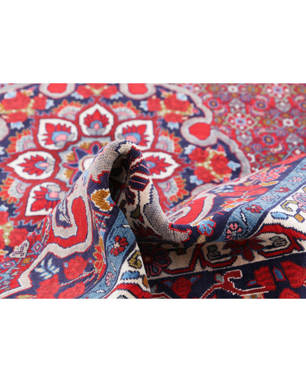 Bijar 6' 9" X 9' 8" Hand Knotted Wool Rug 6' 9" X 9' 8" (206 X 295) / Red / Wool