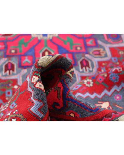 Bijar 6' 9" X 11' 6" Hand Knotted Wool Rug 6' 9" X 11' 6" (206 X 351) / Red / Wool