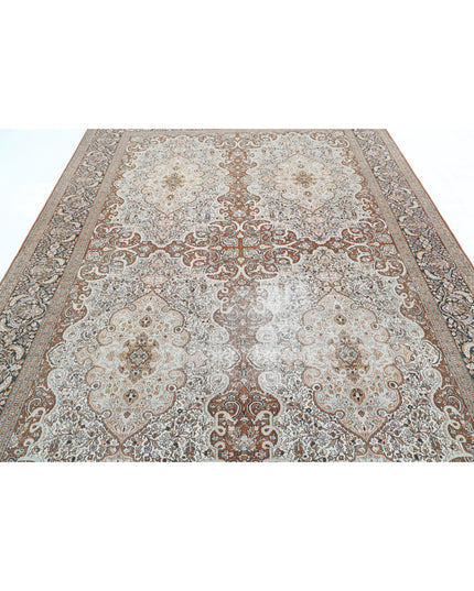 Bijar 7' 9" X 10' 11" Hand Knotted Wool Rug 7' 9" X 10' 11" (236 X 333) / Brown / Wool
