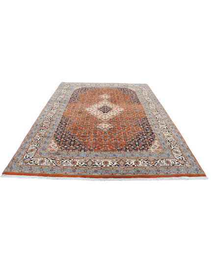 Bijar 7' 6" X 10' 10" Hand Knotted Wool Rug 7' 6" X 10' 10" (229 X 330) / Red / Wool