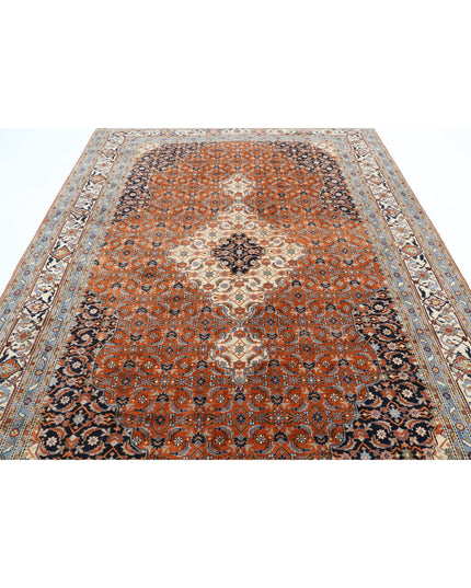 Bijar 7' 6" X 10' 10" Hand Knotted Wool Rug 7' 6" X 10' 10" (229 X 330) / Red / Wool