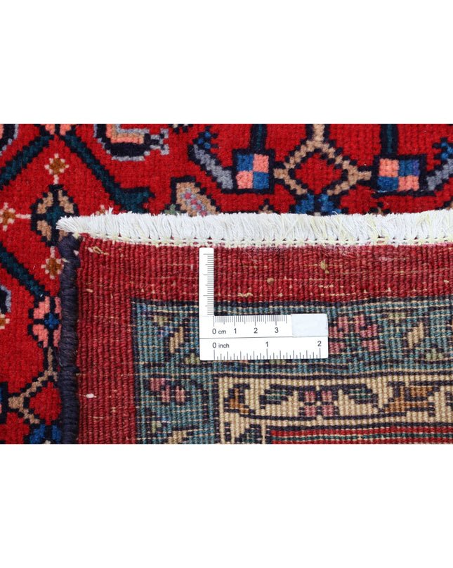 Bijar 6' 5" X 9' 9" Hand Knotted Wool Rug 6' 5" X 9' 9" (196 X 297) / Red / Wool