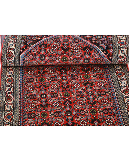 Bijar 2' 6" X 9' 5" Hand Knotted Wool Rug 2' 6" X 9' 5" (76 X 287) / Rust / Wool