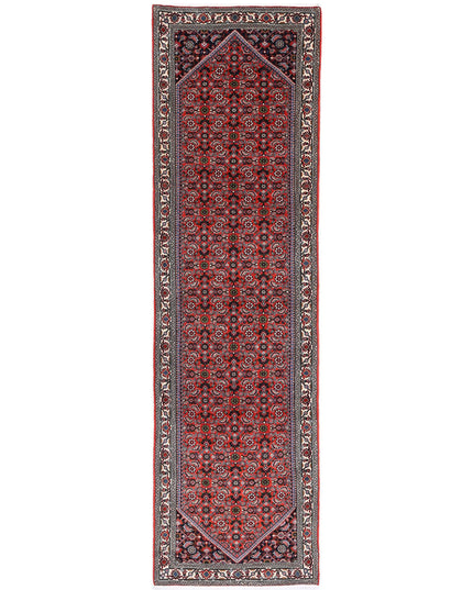 Bijar 2' 6" X 9' 5" Hand Knotted Wool Rug 2' 6" X 9' 5" (76 X 287) / Rust / Wool