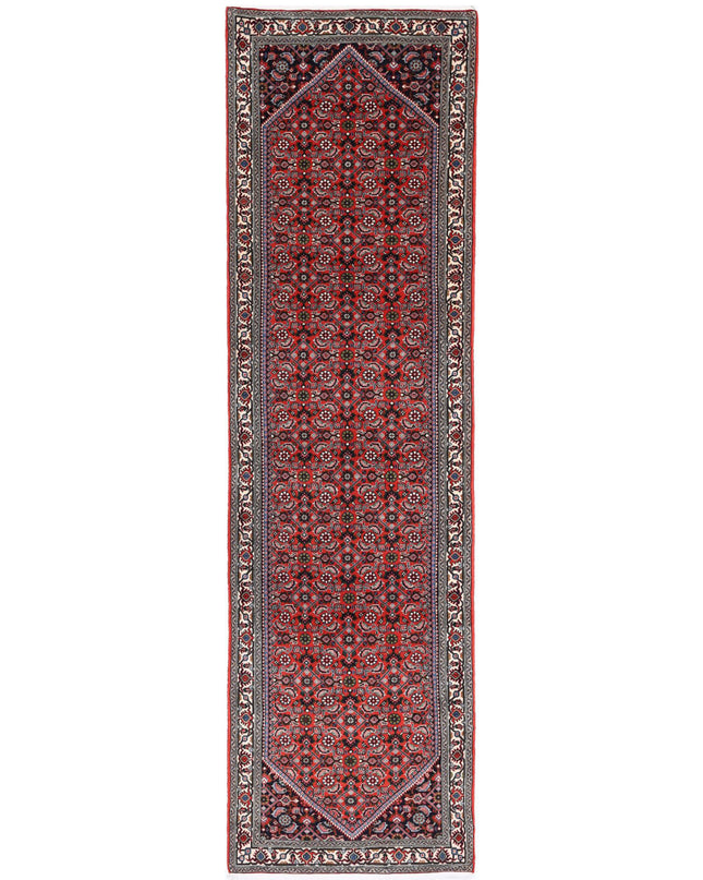 Bijar 2' 6" X 9' 5" Hand Knotted Wool Rug 2' 6" X 9' 5" (76 X 287) / Rust / Wool