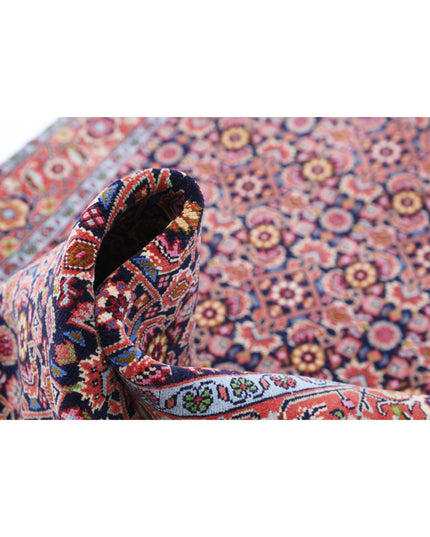 Bijar 2' 9" X 9' 7" Hand Knotted Wool Rug 2' 9" X 9' 7" (84 X 292) / Blue / Wool