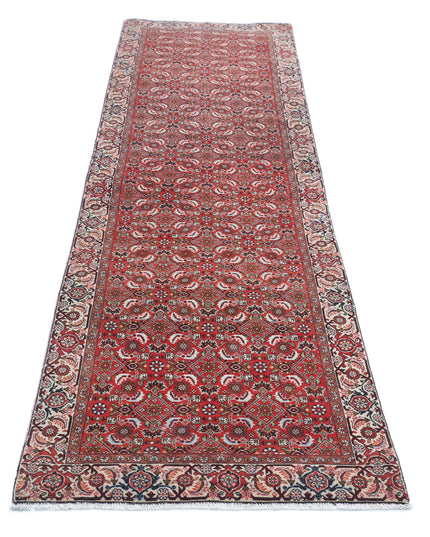 Bijar 2' 6" X 9' 2" Hand Knotted Wool Rug 2' 6" X 9' 2" (76 X 280) / Red / Wool